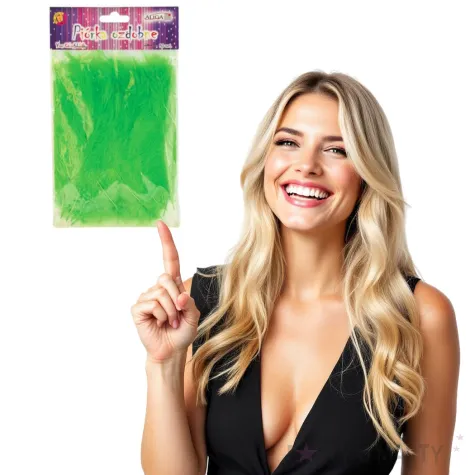 piorka dekoracyjne classic zielone aliga 10 12 cm 50 szt