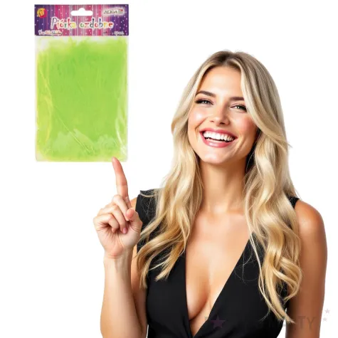 piorka dekoracyjne classic zielony aliga 10 12 cm 50 szt