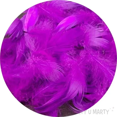 piorka dekoracyjne fioletowe czakos 10 g