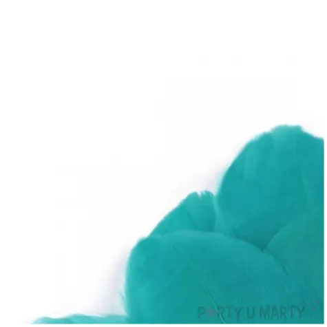 piorka dekoracyjne gesie turkusowy stoklasa 5 5 7 cm 10 szt