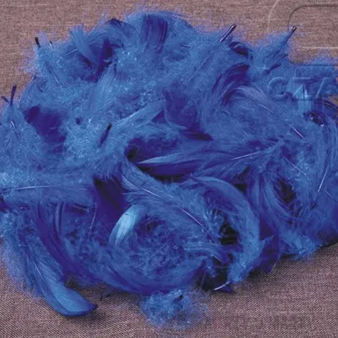 piorka dekoracyjne granatowe woreczek