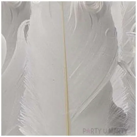 piorka dekoracyjne krecone biale titanum 16 g