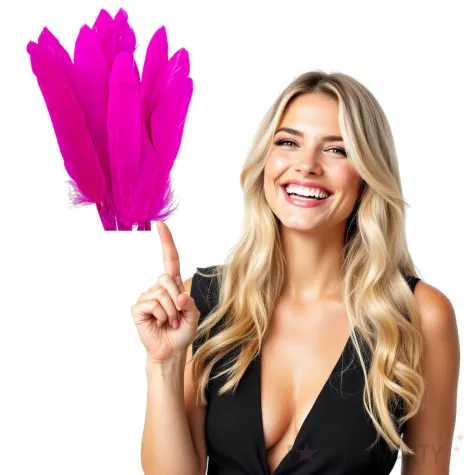 piorka dekoracyjne lotki krotkie rozowe czakos 18 szt