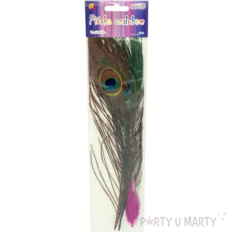 piorka dekoracyjne paw mix aliga 25 30 cm 3 szt