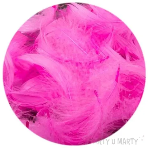 piorka dekoracyjne rozowe woreczek