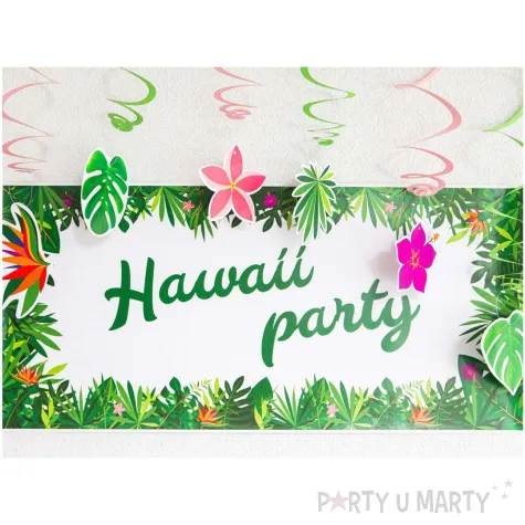 plakat hawaii party congee 70x33 cm