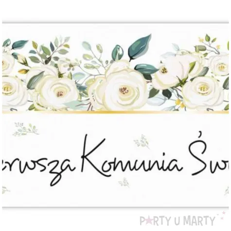 plakat komunia ihs pierwsza komunia swieta deco mariage 60x25 cm