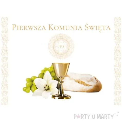 plakat pierwsza komunia swieta ihs toledo 48x38 cm