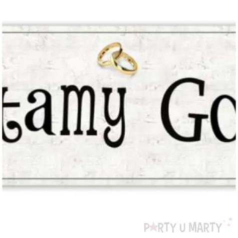 plakat witamy gosci z sercem 24 x 68 cm dekoracjepolska