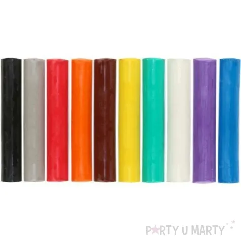 plastelina szkolna mix flamingo 10 szt