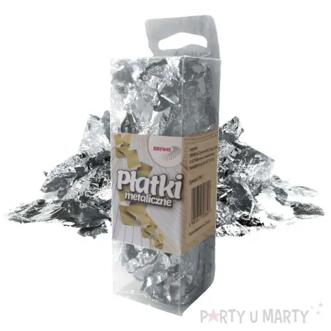 platki metaliczne classic srebrny brewis