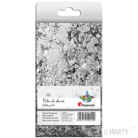 platki metaliczne classic srebrny titanum 3 g