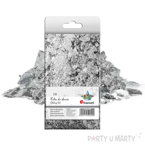 platki metaliczne classic srebrny titanum 3 g