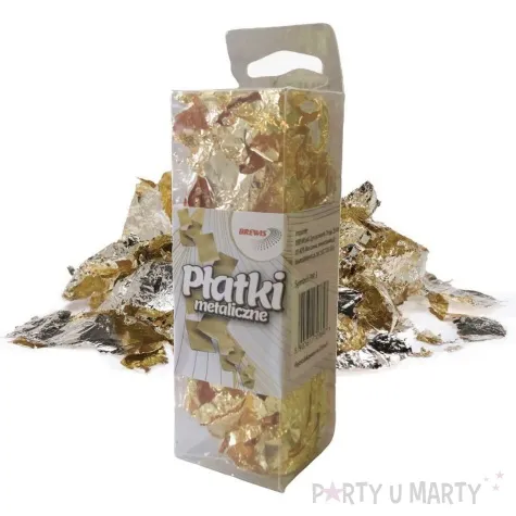platki metaliczne classic zloty brewis