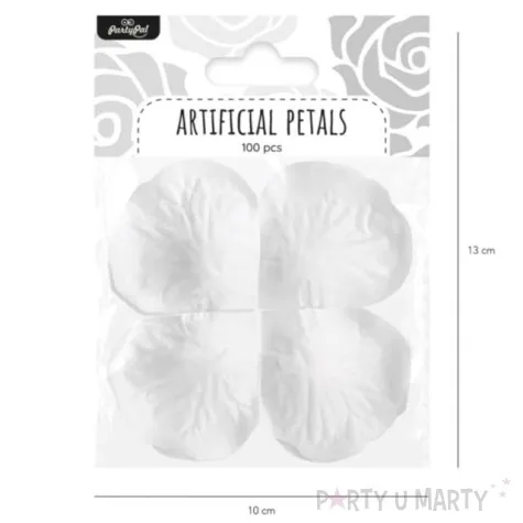 platki roz classic biale partypal 100 szt