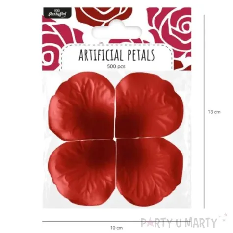 platki roz classic czerwone cieniowane partypal 500 szt