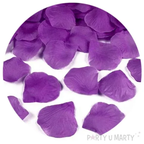 platki roz classic sliwkowe partydeco 100 szt