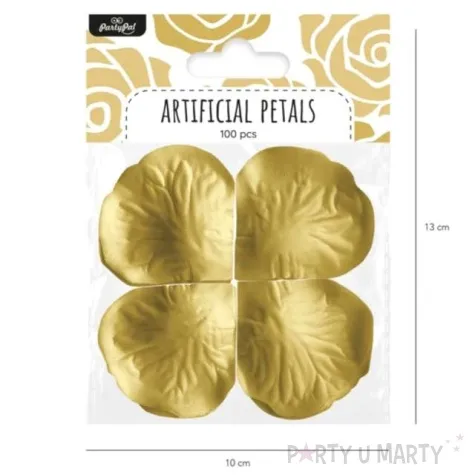 platki roz classic zlote partypal 100 szt