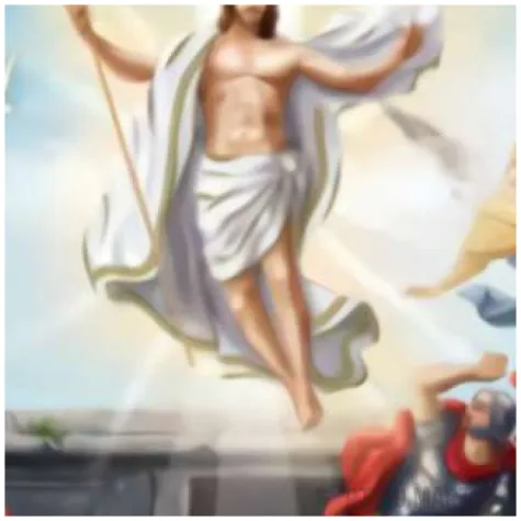 pocztowka alleluja jezus i straznicy maki 104 x 147 mm