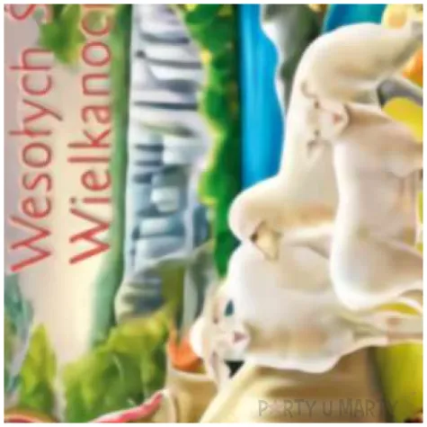 pocztowka wesolych swiat wielkanocnych baranek maki 104 x 147 mm