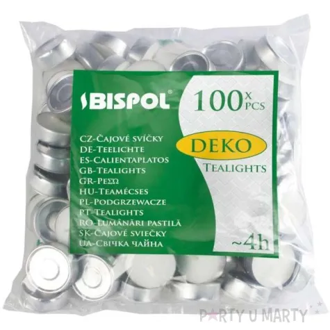 podgrzewacz classic 4 h bispol 100 szt