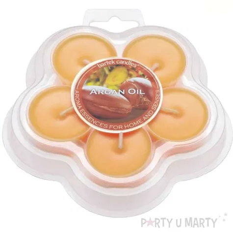 podgrzewacz zapachowy argan oil pomaranczowy bartek candles 5 szt