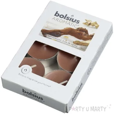 podgrzewacz zapachowy aromatic drzewo sandalowe braz bolsius 4h 6 szt