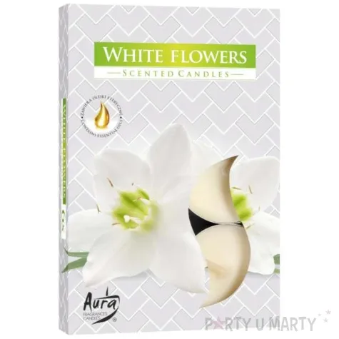 podgrzewacz zapachowy biale kwiaty bispol 4h 6 szt