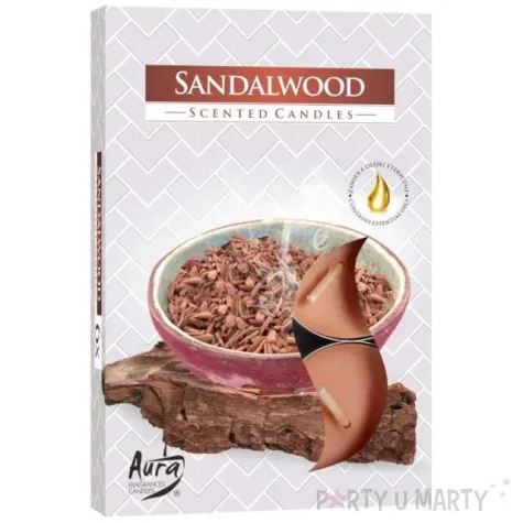 podgrzewacz zapachowy drzewo sandalowe bispol 4h 6 szt