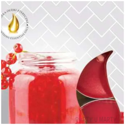 podgrzewacz zapachowy dzem porzeczkowy bispol 4h 6 szt