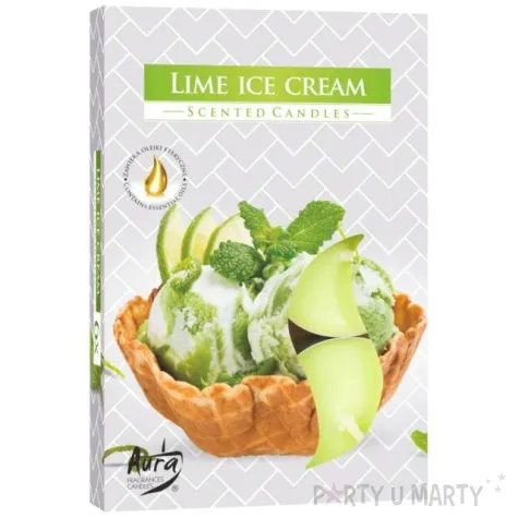 podgrzewacz zapachowy lody limonkowe bispol 4h 6 szt