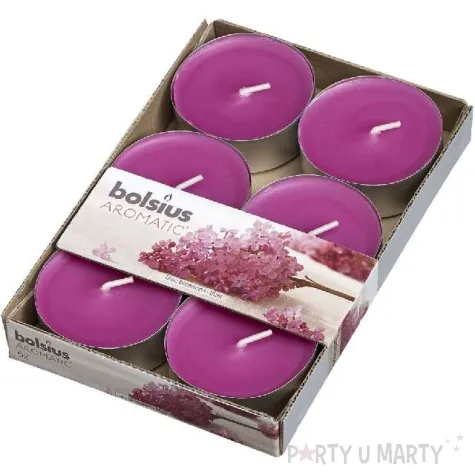 podgrzewacz zapachowy maxi lilia rozowy bolsius 8h 6 szt