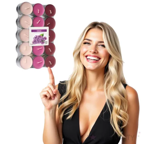 podgrzewacz zapachowy miks kolorow bez bispol 4h 30 szt