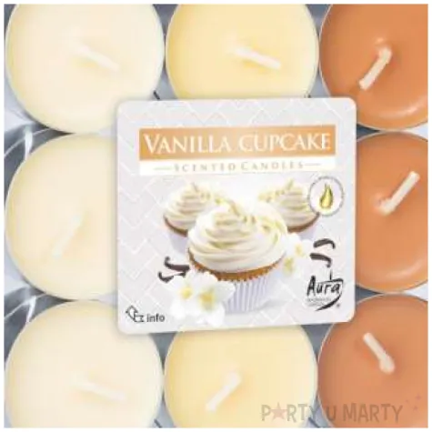 podgrzewacz zapachowy miks kolorow ciasteczko waniliowe bispol 4h 30 szt