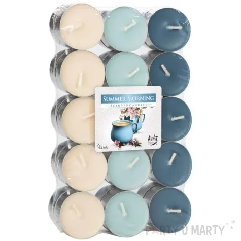 podgrzewacz zapachowy miks kolorow letni poranek bispol 4h 30 szt