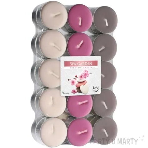 podgrzewacz zapachowy miks kolorow ogrod spa bispol 4h 30 szt