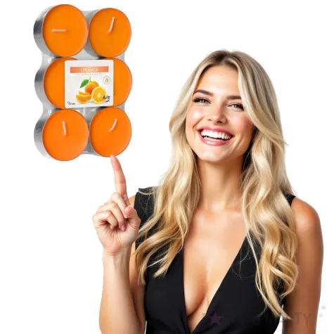 podgrzewacz zapachowy pomarancza bispol 8h 6 szt