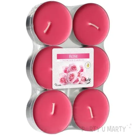 podgrzewacz zapachowy roza bispol 8h 6 szt