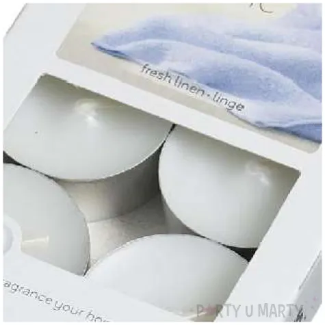 podgrzewacz zapachowy swieze pranie aromatic bialy bolsius 6 szt