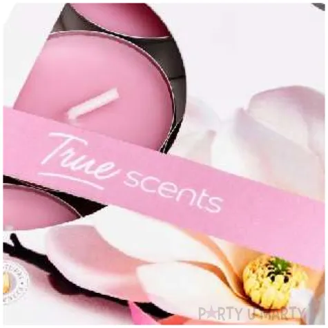 podgrzewacz zapachowy true scents magnolia rozowy bolsius 4h 6 szt