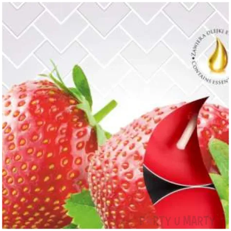 podgrzewacz zapachowy truskawka bispol 4h 6 szt