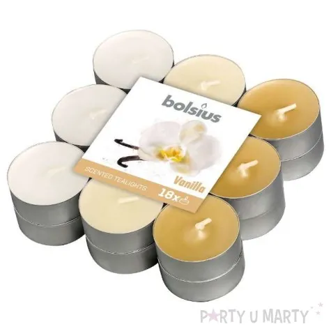 podgrzewacz zapachowy wanilia kremowy bolsius 18szt