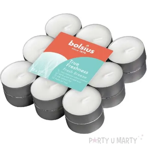 podgrzewacze zapachowe niwelujace dym papierosowy swieza bryza bolsius 4h 18 szt