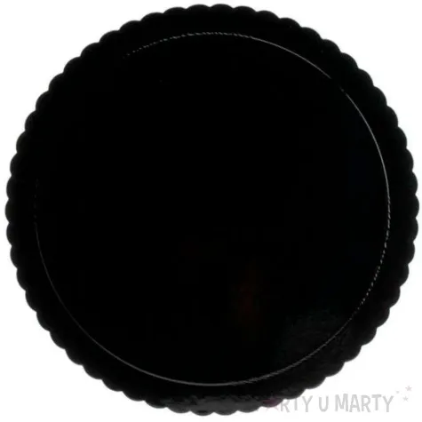 podklad pod tort falisty brzeg czarny dekora 35 cm