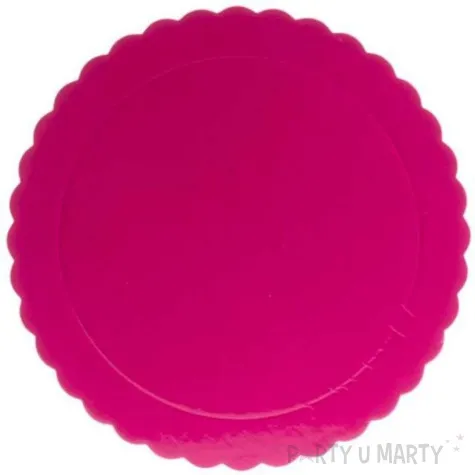 podklad pod tort falisty brzeg rozowy dekora 30 cm
