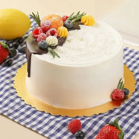 podklad pod tort falisty brzeg zloty dekora 35 cm