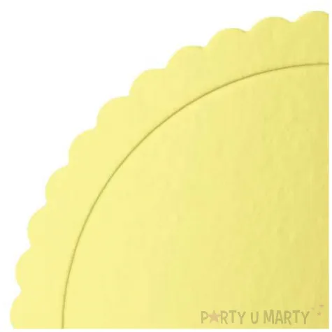 podklad pod tort falisty brzeg zloty partypal 30 cm