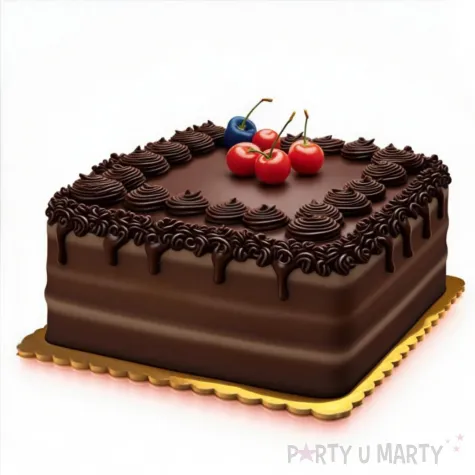 podklad pod tort kwadratowy zloty partypal 20 cm