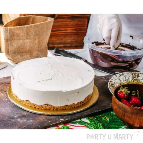 podklad pod tort premium bialy toledo 38 cm