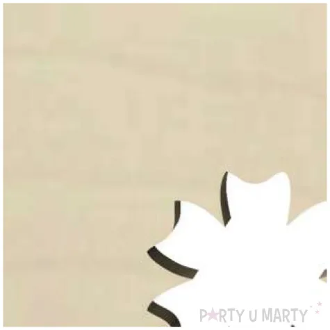 podkladka drewniana kwiat chabru okragla 10 cm